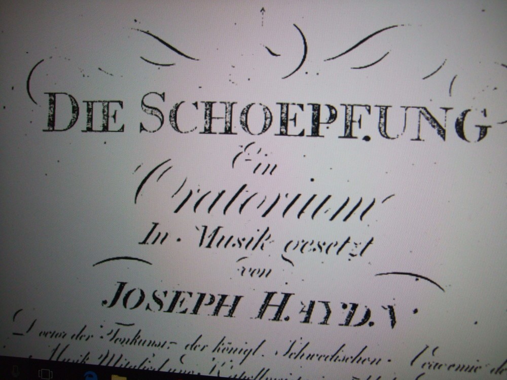 天地創造の楽譜扉ページ