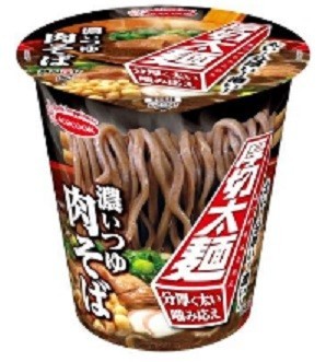 エースコックの「厚切太麺」シリーズより初のそばが登場！