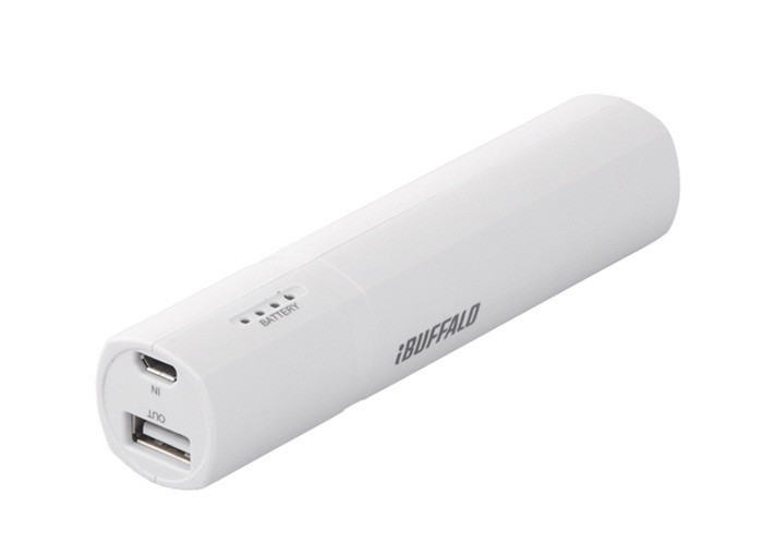 iPhoneなら約1.5回充電可能　バッファローからコンパクトなモバイルバッテリー