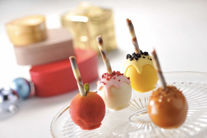 ロリポップキャンディのような可愛らしいスイーツ