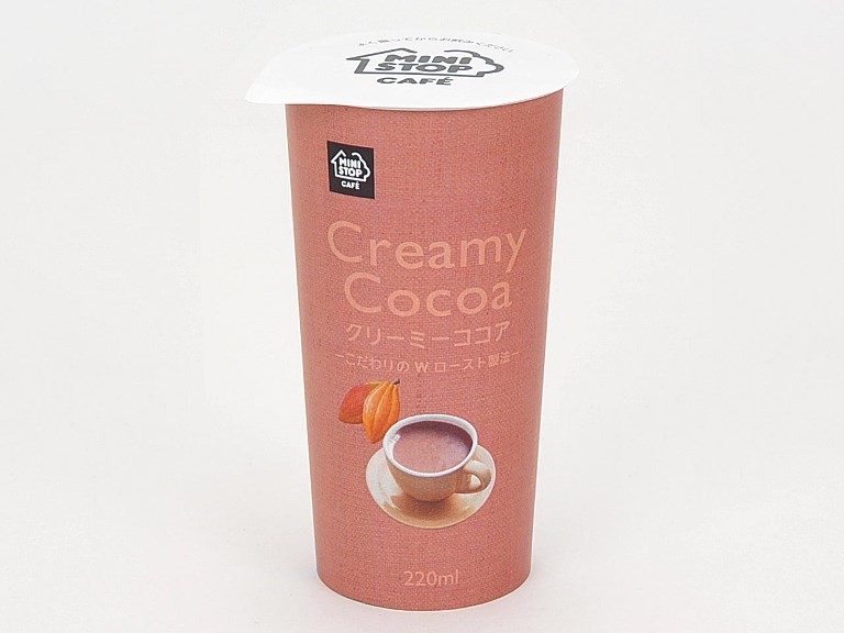 「MINISTOP CAFE」に「クリーミーココア」新登場！Wロースト製法で仕上げたこだわりのカカオ豆を使用