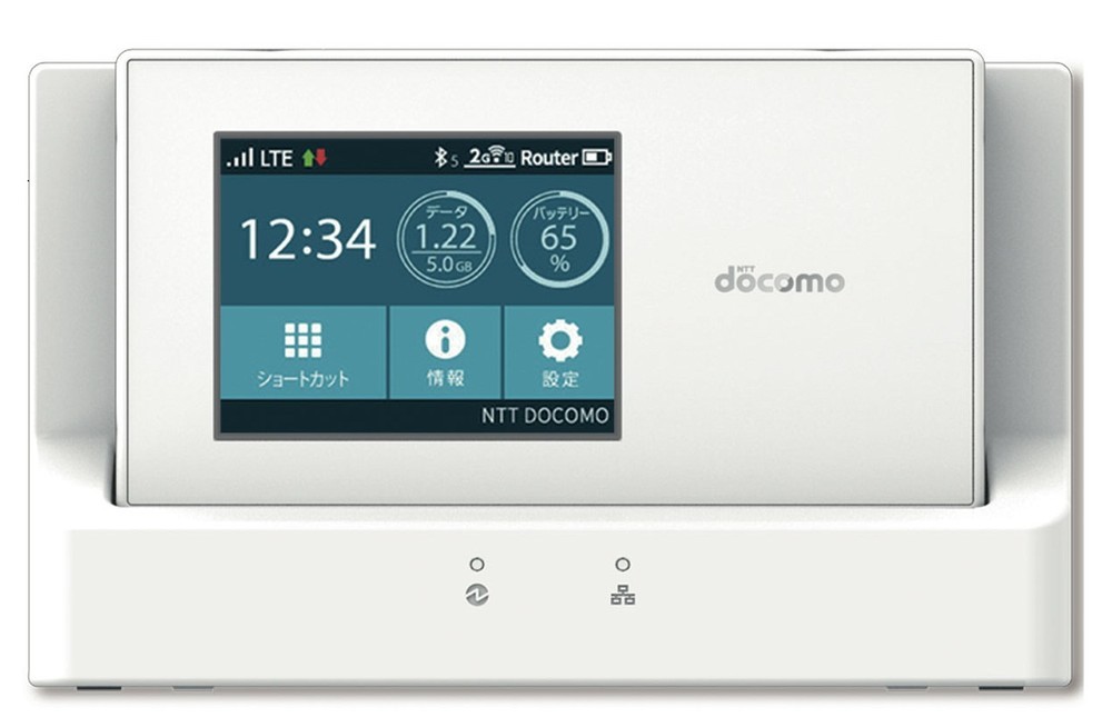 スリムでコンパクトなボディに快適通信のための機能が満載