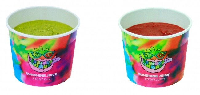 ハナマルキ「液体塩こうじ」使用のビーガンスープ　サンシャインジュースと共同開発