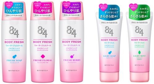 こぼれにくく、使いやすいジェル状タイプの「8x4」