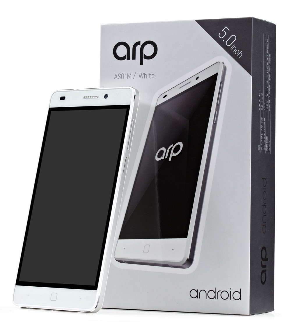 アルミフレーム、薄型...シンプルなSIMフリースマホ　「arp」ブランドから「AS01M」