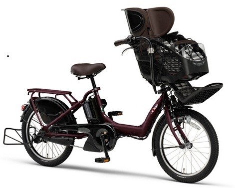 幼児2人を乗せられる電動アシスト自転車4モデル　ヤマハ発動機「PAS Kiss」シリーズ