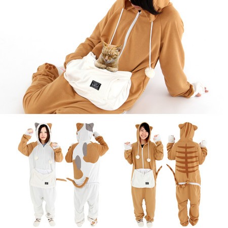 ルームウェア「ダメねこ」に三毛柄と茶トラ柄追加