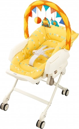 このベビーラックなら赤ちゃんゴキゲン　トイバー付き「ネムリラjoy」