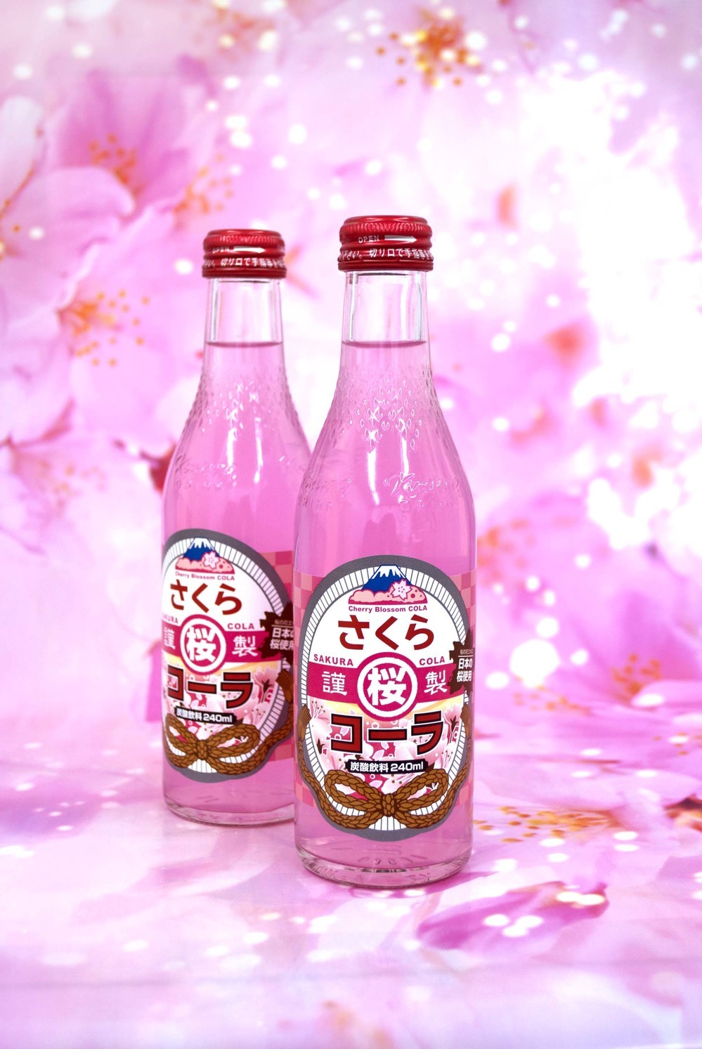 静岡の木村飲料が「さくらコーラ」開発　国産サクラエキスを使い和テイストを追求