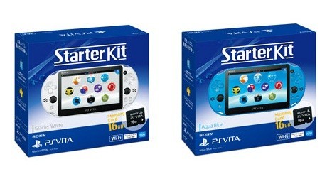 本体に専用メモリーカード（16GB）同梱のお買い得セット　数量限定「PlayStation Vita Starter Kit Wi-Fiモデル」