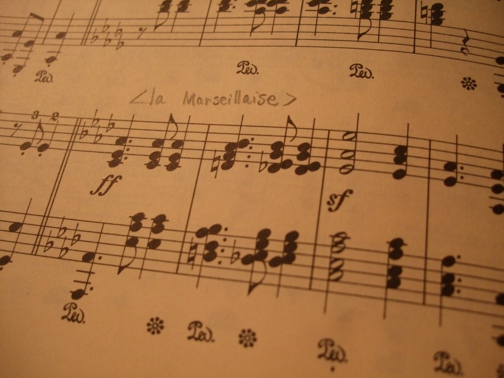 『ラ・マルセイエーズ』が登場する部分