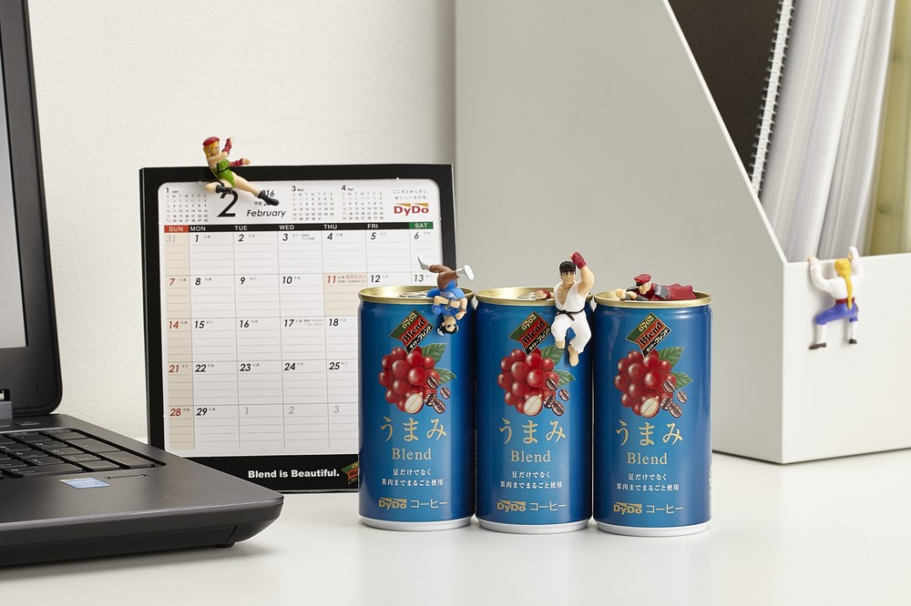 「ダイドーブレンド うまみブレンド」を購入すると「ストリートファイターV」フィギュアがもらえるキャンペーン