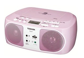 CDやスマホを音源に、カラオケが楽しめるCDラジオ