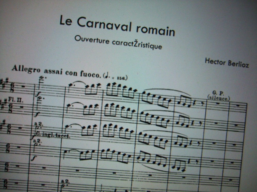 ローマの謝肉祭、冒頭にも『サルタレロ』のリズムが現れる