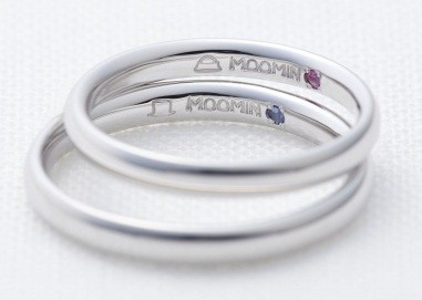 世界初「ムーミンの結婚指輪」　ムーミンママとムーミンパパのような素敵な夫婦に