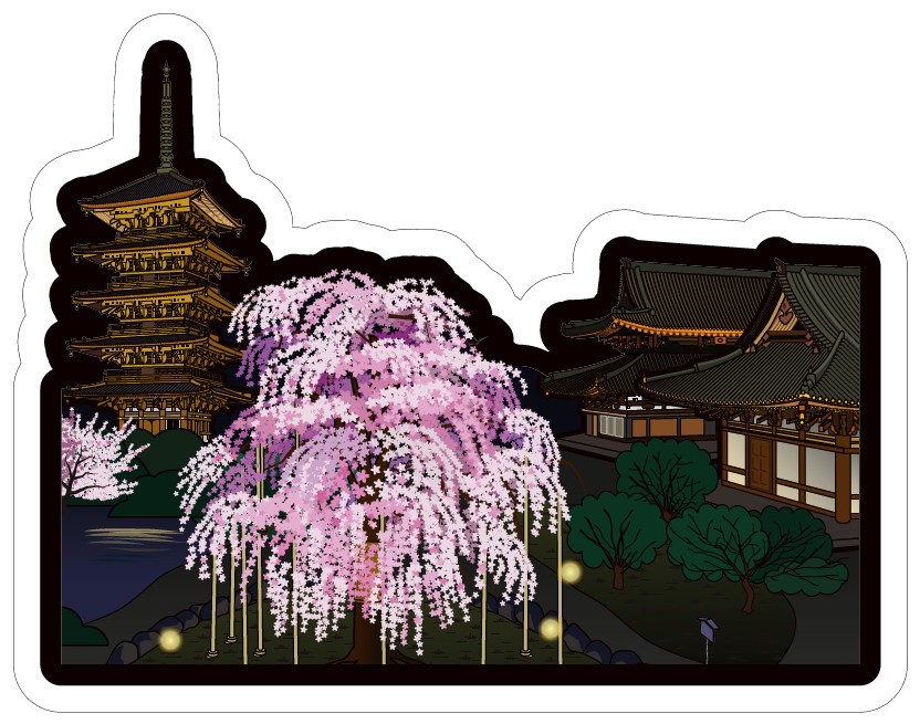 世界遺産のフォルムカードセットシリーズ　第1弾は「古都京都の文化財」 日本の世界遺産シリーズの第1弾は6枚セット