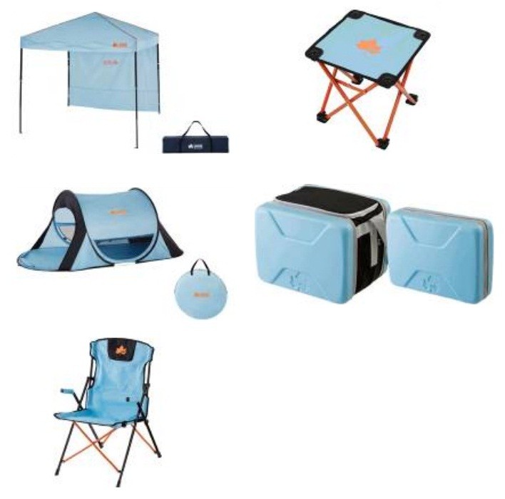 チェア、テーブル、グリル、クーラー...ドンキ、人気アウトドアブランド「LOGOS」「COLEMAN」とのコラボ商品発売