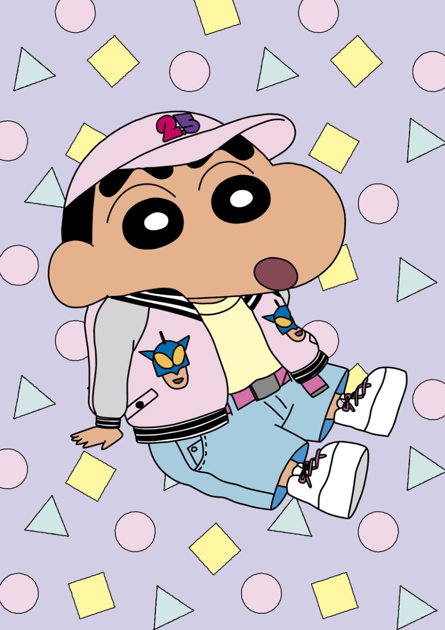 原宿系ファッションのしんちゃん