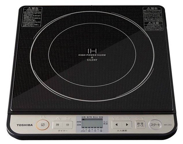 静音・高火力・薄型化を実現したIH調理器　東芝ホームテクノ「MR-Z30J」