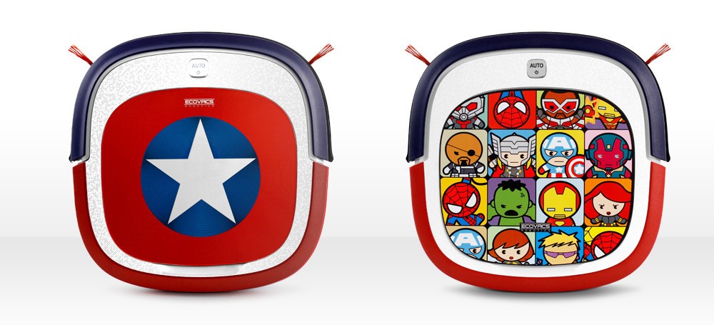 映画「シビル・ウォー」公開記念、アメコミ「MARVEL」コラボモデルのロボット掃除機