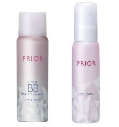 資生堂「プリオール」から夏の汗の悩みに着目した「クール美つや　BBスプレー UV」と「クールシャワー化粧水」