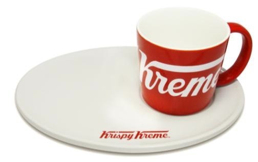 クリスピー・クリーム・ドーナツ日本上陸10周年記念グッズ　第1弾は「カップ＆トレー」と「ボールペン」