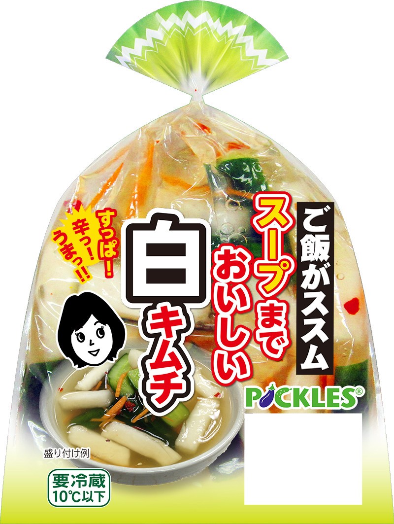 マイルドでさっぱり「ご飯がススム　白キムチ」