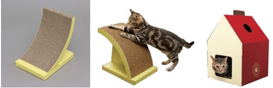上に乗って、壁面に沿って...猫の特性に合わせて選べる「猫の爪とぎ」6種類　アイリスオーヤマ