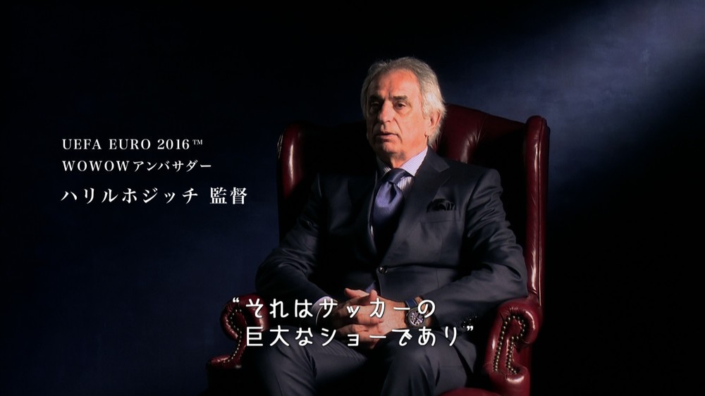 インタビュー篇で欧州選手権について語るハリルホジッチ監督