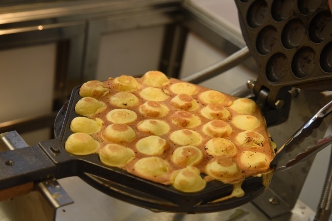 ユニークな見た目の生地