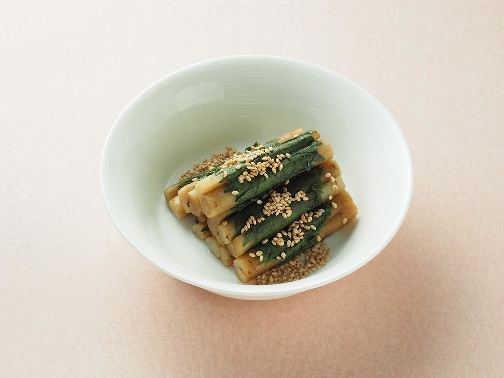 ごぼうの大葉漬け