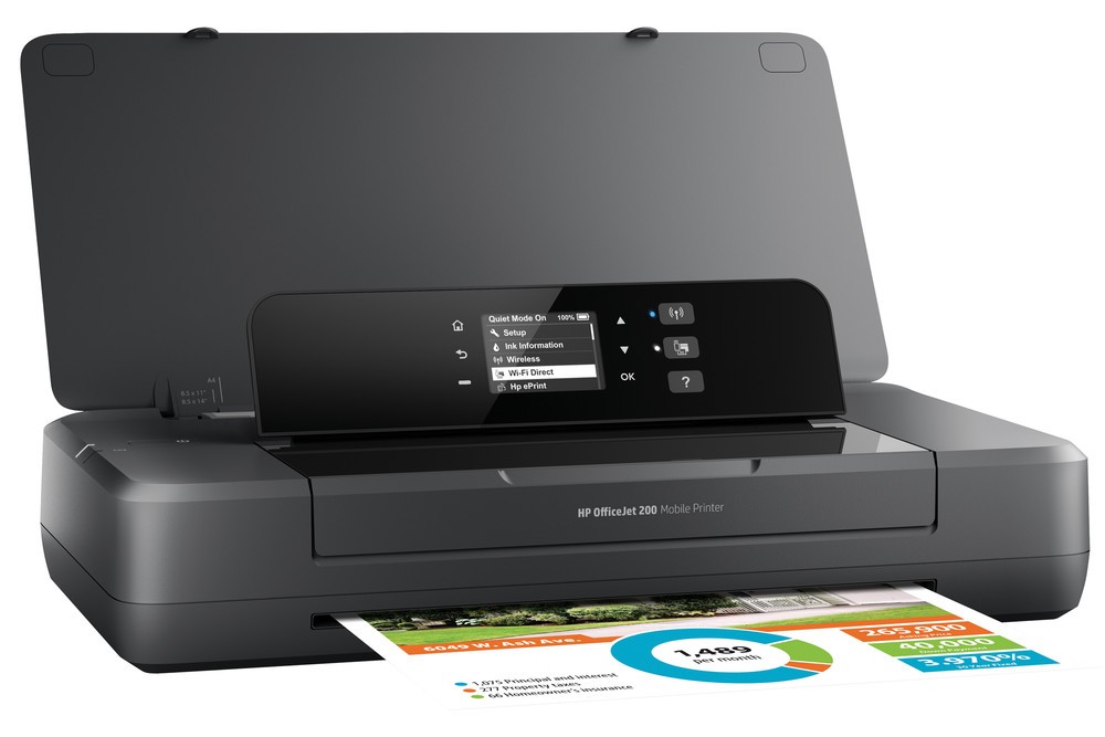 バッテリー駆動対応のコンパクトプリンター「HP OfficeJet 200 Mobile」ビジネス向けインクジェット