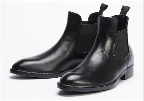 アキレス「防水一体成型長靴」本革のようなリアルな質感