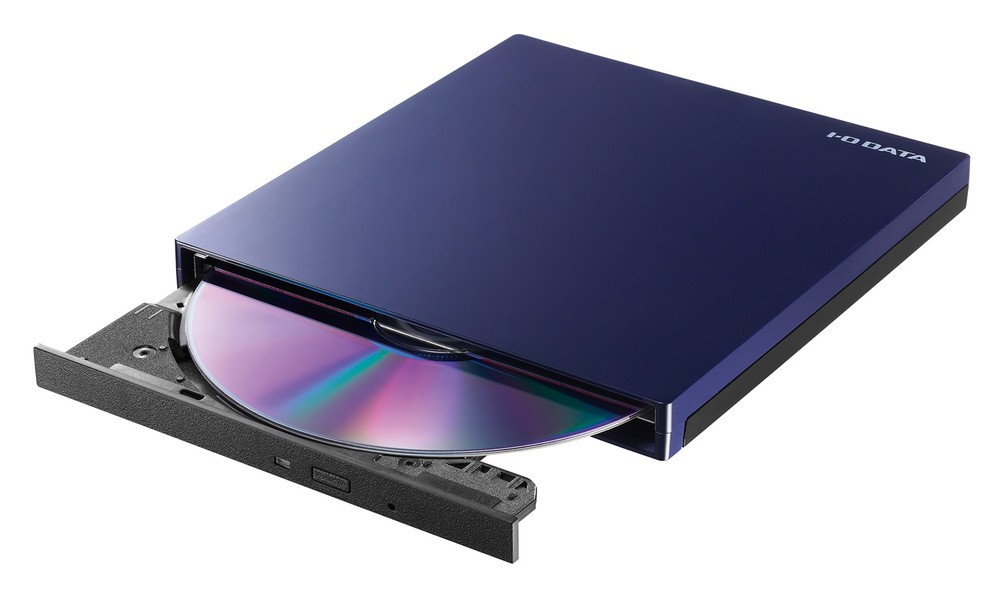 薄型軽量のポータブルDVDドライブ　9.5mmドライブ採用、薄型ノートPCやMacBook Airにマッチ