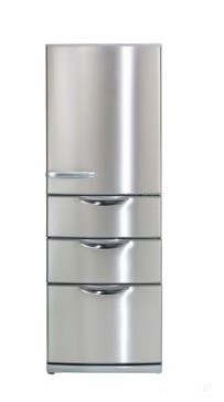 400リットル以下クラス唯一の2段冷凍室4ドア冷凍冷蔵庫に、自動製氷機が付いた！