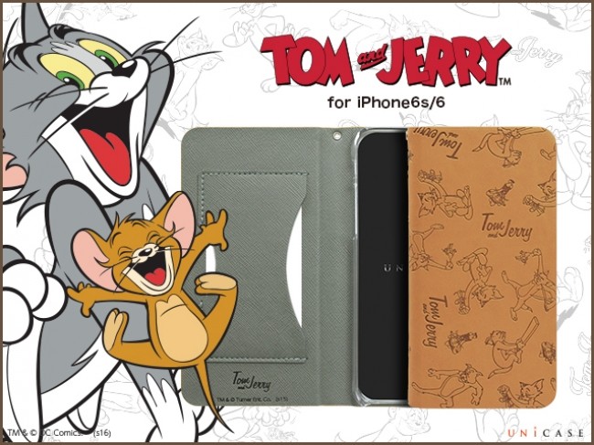 「トムとジェリー」のドタバタ世界をiPhoneケースに　UNiCASEから数量限定で
