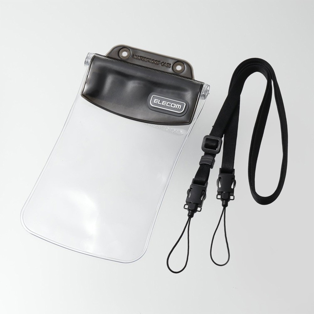 エレコム、風呂やキッチンなどでスマホを使える防水・防塵ケース発売