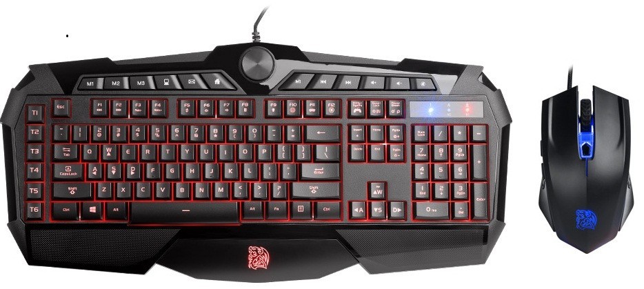 1680万色LEDバックライト搭載のゲーミングキーボードとマウスのセット「Challenger Prime RGB Combo」