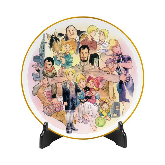 「機動戦士ガンダム THE ORIGIN」メモリアルプレート　安彦良和氏のオリジナル原画をプリント