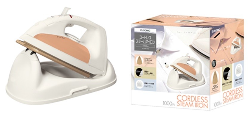 ノジマPBからコードレススチームアイロン　霧吹きスプレー機能付き3980円