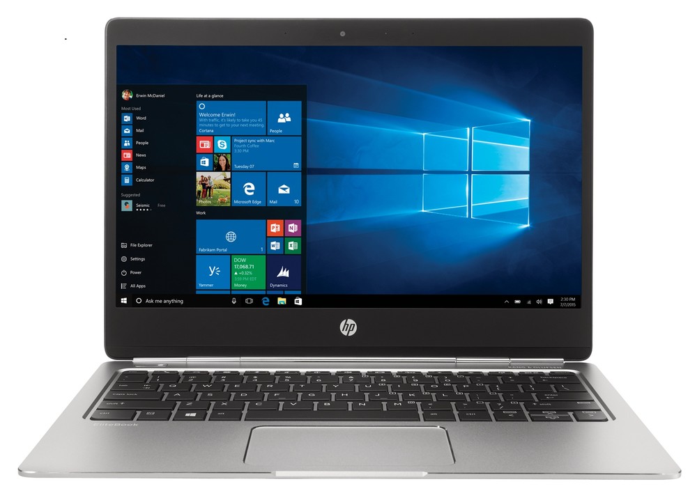 厚さ約12.4mm、重さ約970g　法人向けノートPC「HP EliteBook Folio」