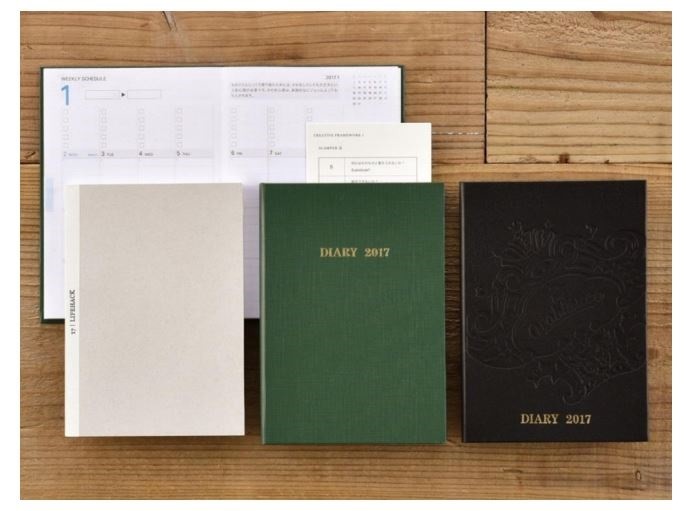 はやくも2017年版手帳が登場　コクヨ「trystrams」から週間バーチカル・月間ブロックの2シリーズ発売
