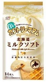 「カントリーマアム」と「ルック」にそれぞれ別の