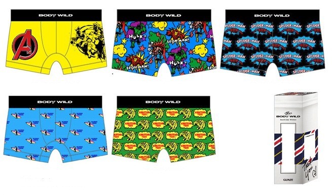 「父の日」ボクサーパンツ...グンゼ「BODY WILD」が「MARVEL」や「WWF」とコラボ