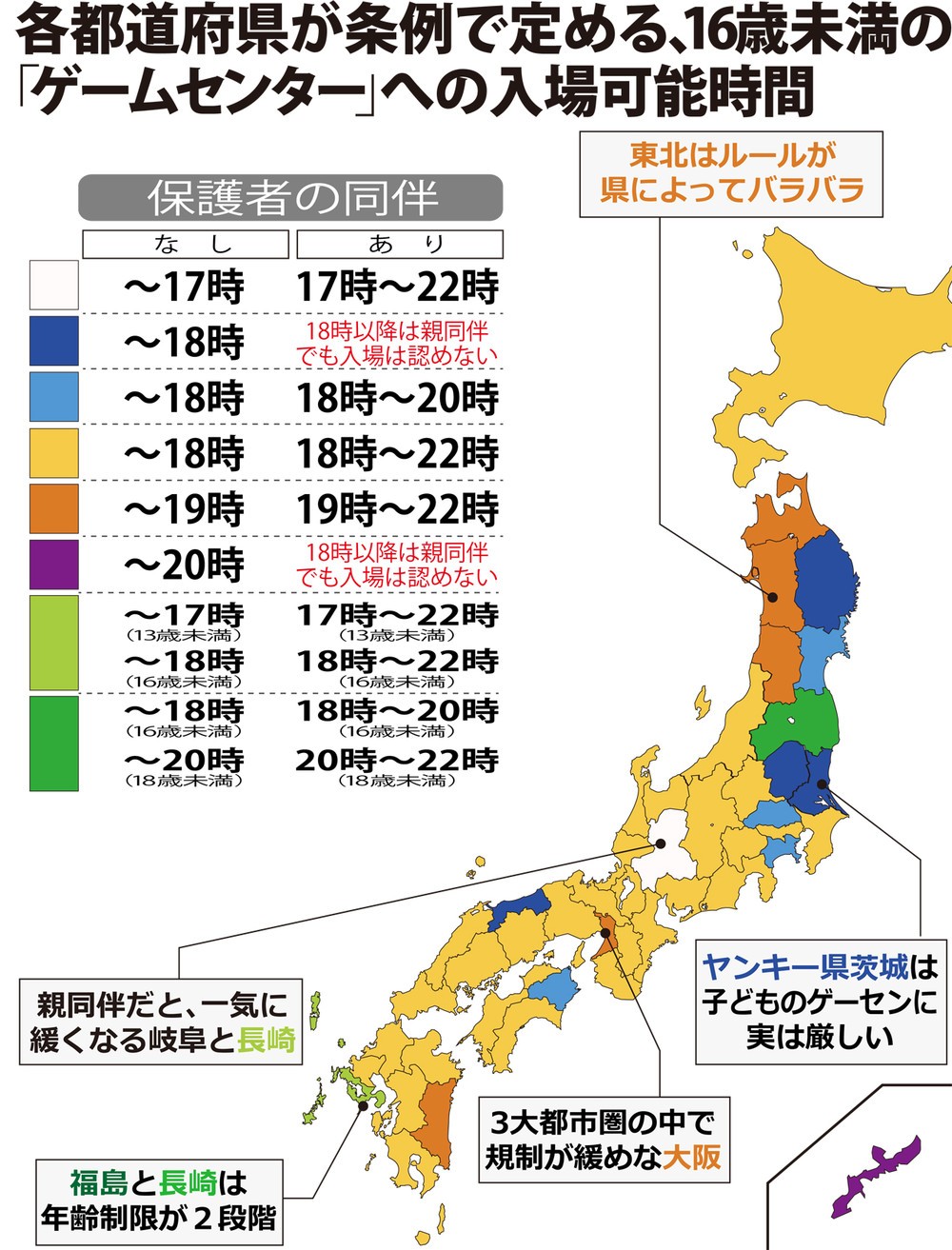 改正風適法施行でどうなる ゲーセン 年少者の入場制限が県ごとに違う件 J Cast トレンド