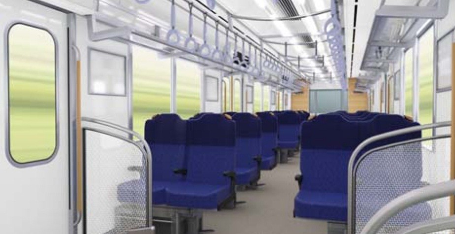 クロス状態の座席(イメージ)