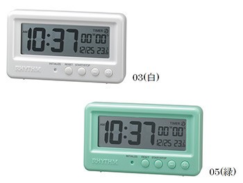 水場で便利な防水デジタルクロック「アクアプルーフ」発売　リズム時計工業