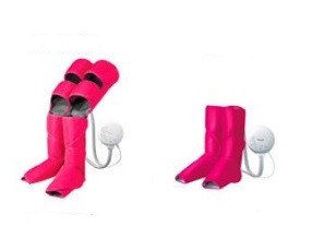 ひざ周りや太もものマッサージ機能を搭載したエアーマッサージャー