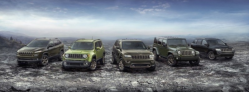Jeep75周年記念モデル第2弾　ラングラー、アンリミテッド、グランドチェロキー