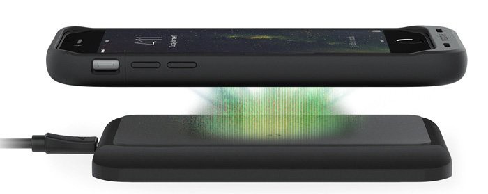 iPhone 6s/6のワイヤレス充電を実現！　バッテリー内蔵ケース「mophie juice pack wireless」